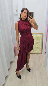 ABITO DENISE BORDEAUX